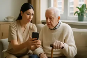 Servizi per anziani soli a Bufalotta: chi contattare per assistenza a domicilio sicura